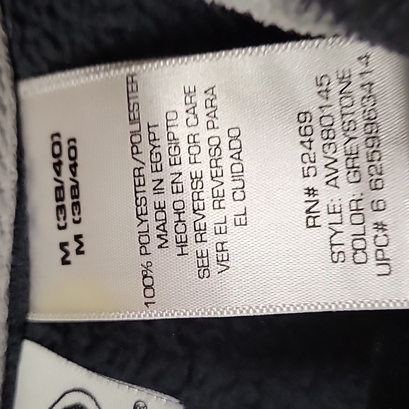 Athletic Works Men's Fleece Pullover/ Jacket Size M (38/40) Color:Greystone - Picture 5 of 7